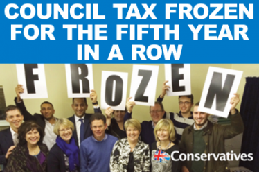 Council Tax Frozen for the Fifth Year